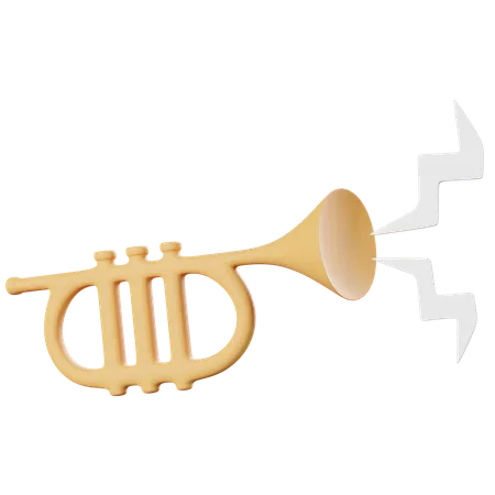 Trumpet  3D Icon