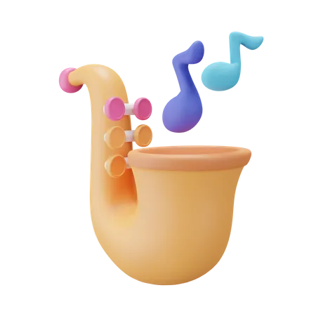 Trumpet  3D Icon