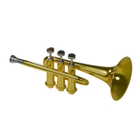 Trumpet  3D Icon