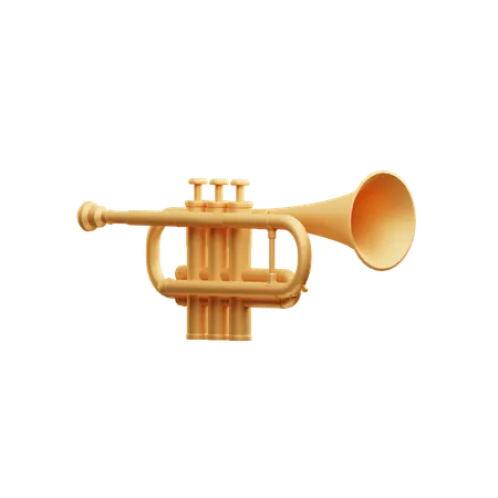 Trumpet  3D Icon