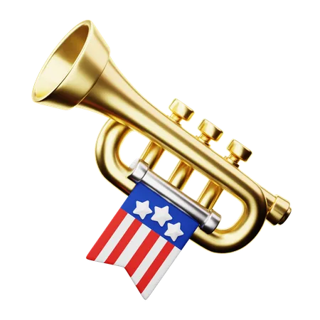 Trumpet  3D Icon