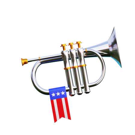 Trumpet  3D Icon