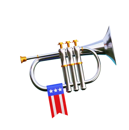 Trumpet  3D Icon