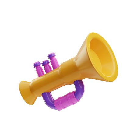 Trumpet  3D Icon