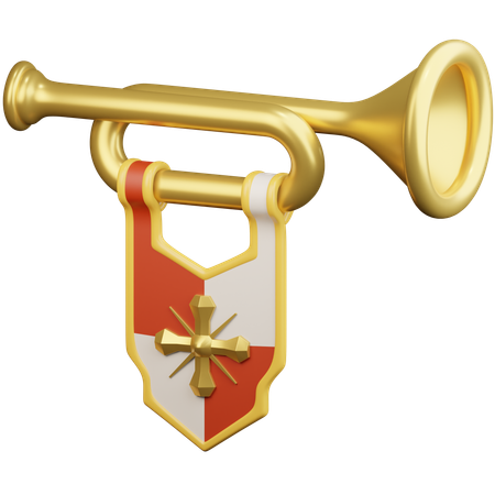 Trumpet  3D Icon