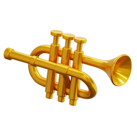 Trumpet  3D Icon