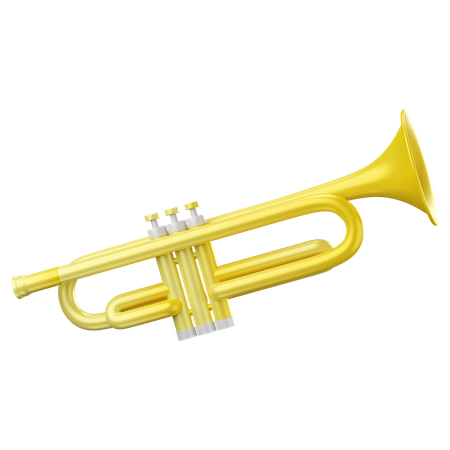 Trumpet  3D Icon
