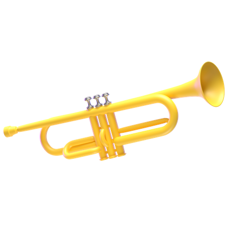 Trumpet  3D Icon