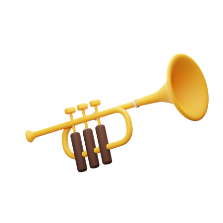 Trumpet  3D Icon