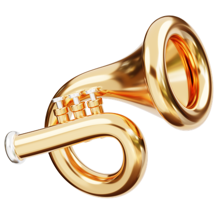 Trumpet  3D Icon