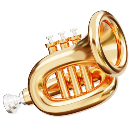 Trumpet  3D Icon