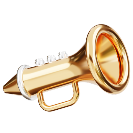 Trumpet  3D Icon