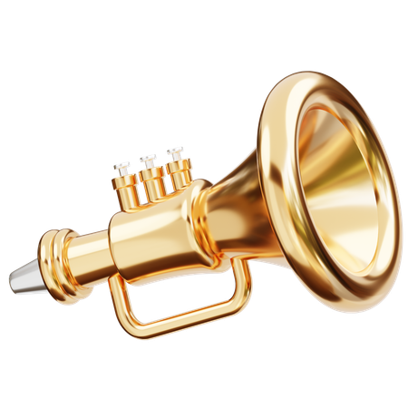 Trumpet  3D Icon