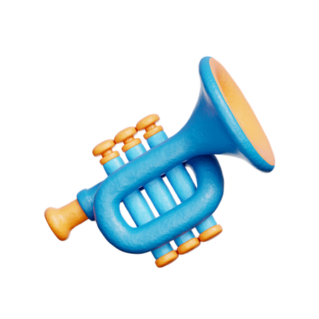 Trumpet  3D Icon