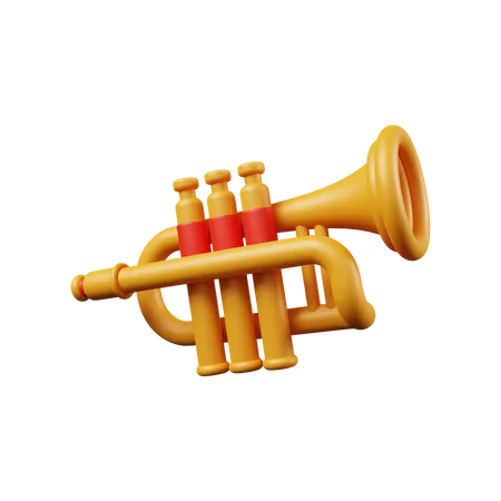 Trumpet  3D Illustration