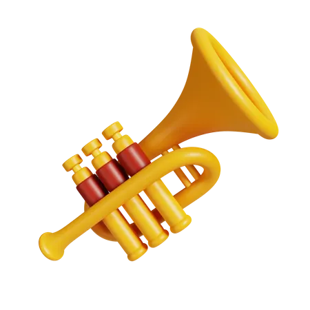 Trumpet  3D Illustration