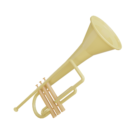 Trumpet  3D Illustration