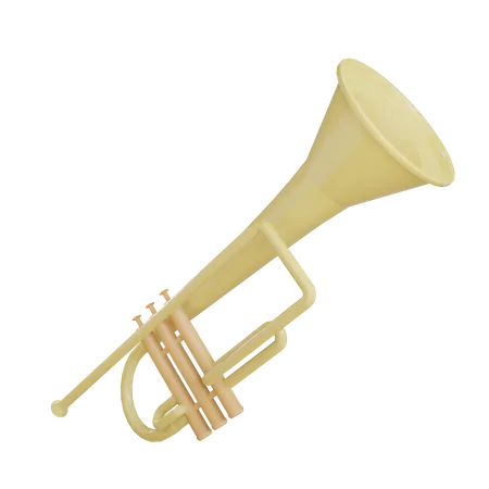 Trumpet  3D Illustration