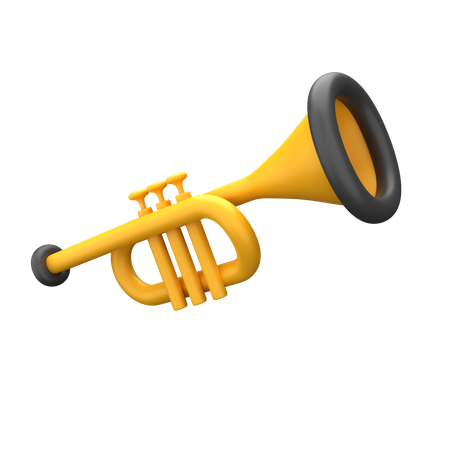 Trumpet  3D Illustration