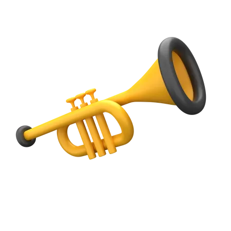 Trumpet  3D Illustration