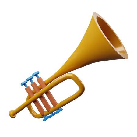 Trumpet  3D Illustration