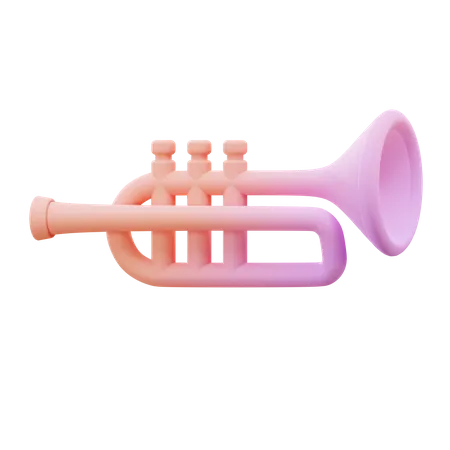 Trumpet  3D Illustration