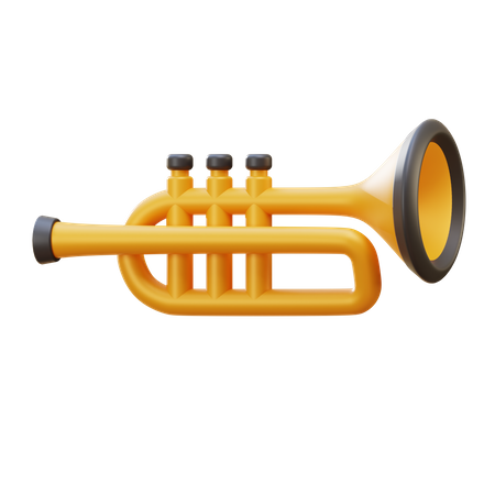 Trumpet  3D Illustration