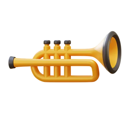 Trumpet  3D Illustration