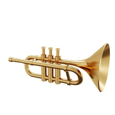 Trumpet  3D Illustration