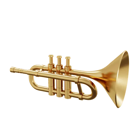 Trumpet  3D Illustration