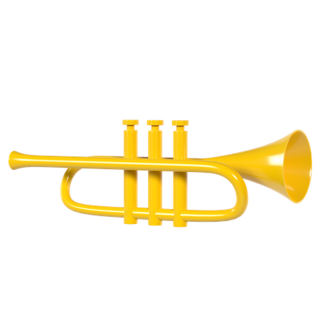 Trumpet  3D Illustration