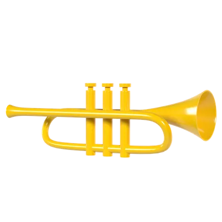 Trumpet  3D Illustration