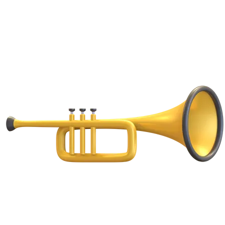 Trumpet  3D Illustration