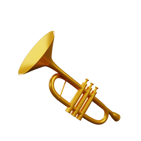 Trumpet  3D Illustration