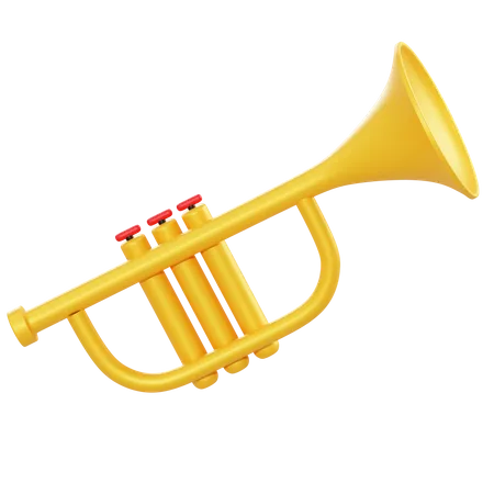 Trumpet  3D Illustration