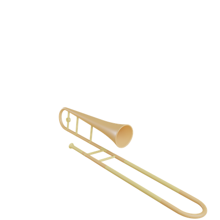 Trumpet  3D Illustration