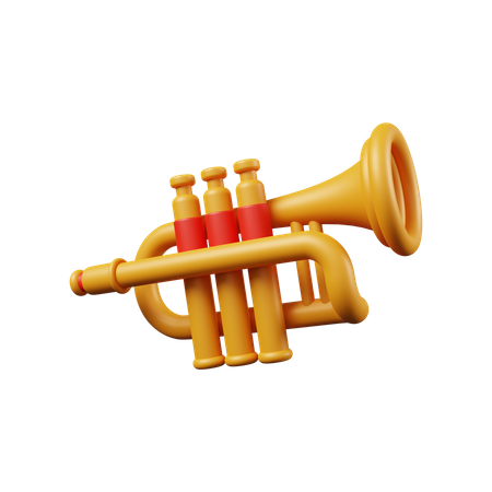 Trumpet  3D Illustration