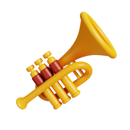 Trumpet  3D Illustration