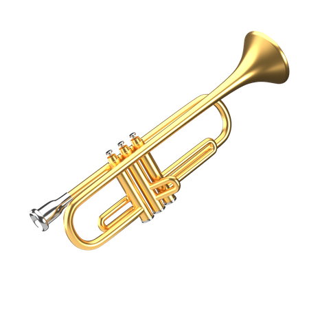 Trumpet 3D Illustration