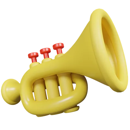 Trumpet  3D Icon
