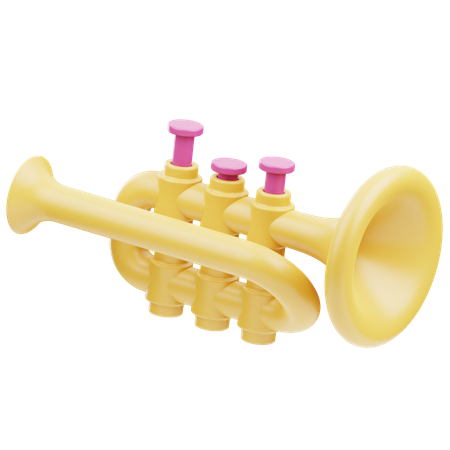 Trumpet toy  3D Icon