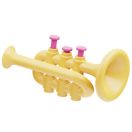 Trumpet toy  3D Icon