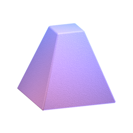 Truncated Pyramid  3D Icon