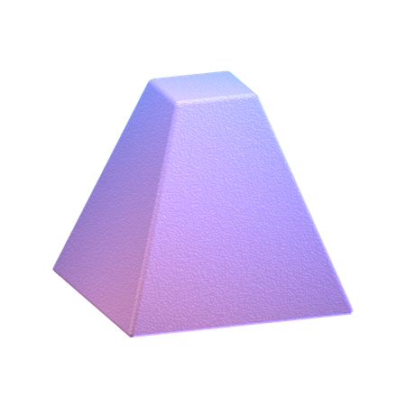 Truncated Pyramid  3D Icon
