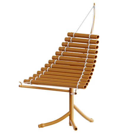 T’rung (Bamboo Xylophone)  3D Icon