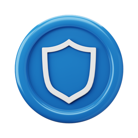Trust Wallet Token Moeda TWT  3D Icon