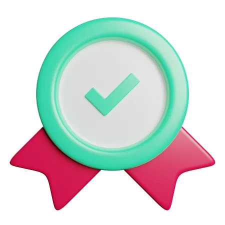 Trusted Check Verified 3D Icon