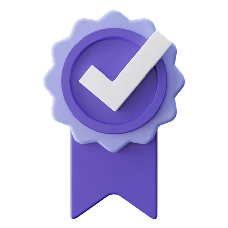 Trusted Badge Checklist  3D Icon