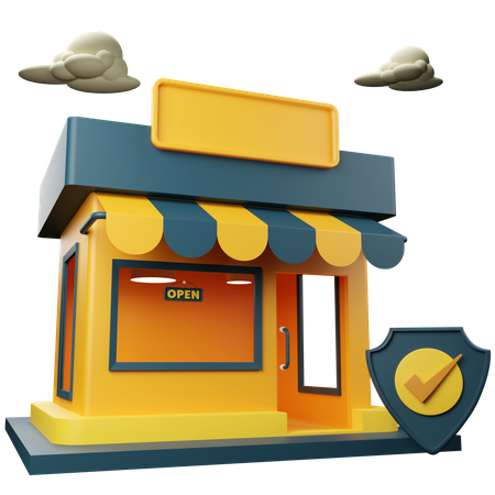 Trusted Store  3D Icon