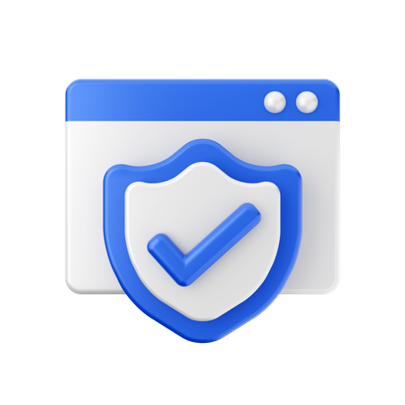 Trusted Website  3D Icon